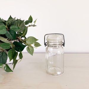 vintage glass jar